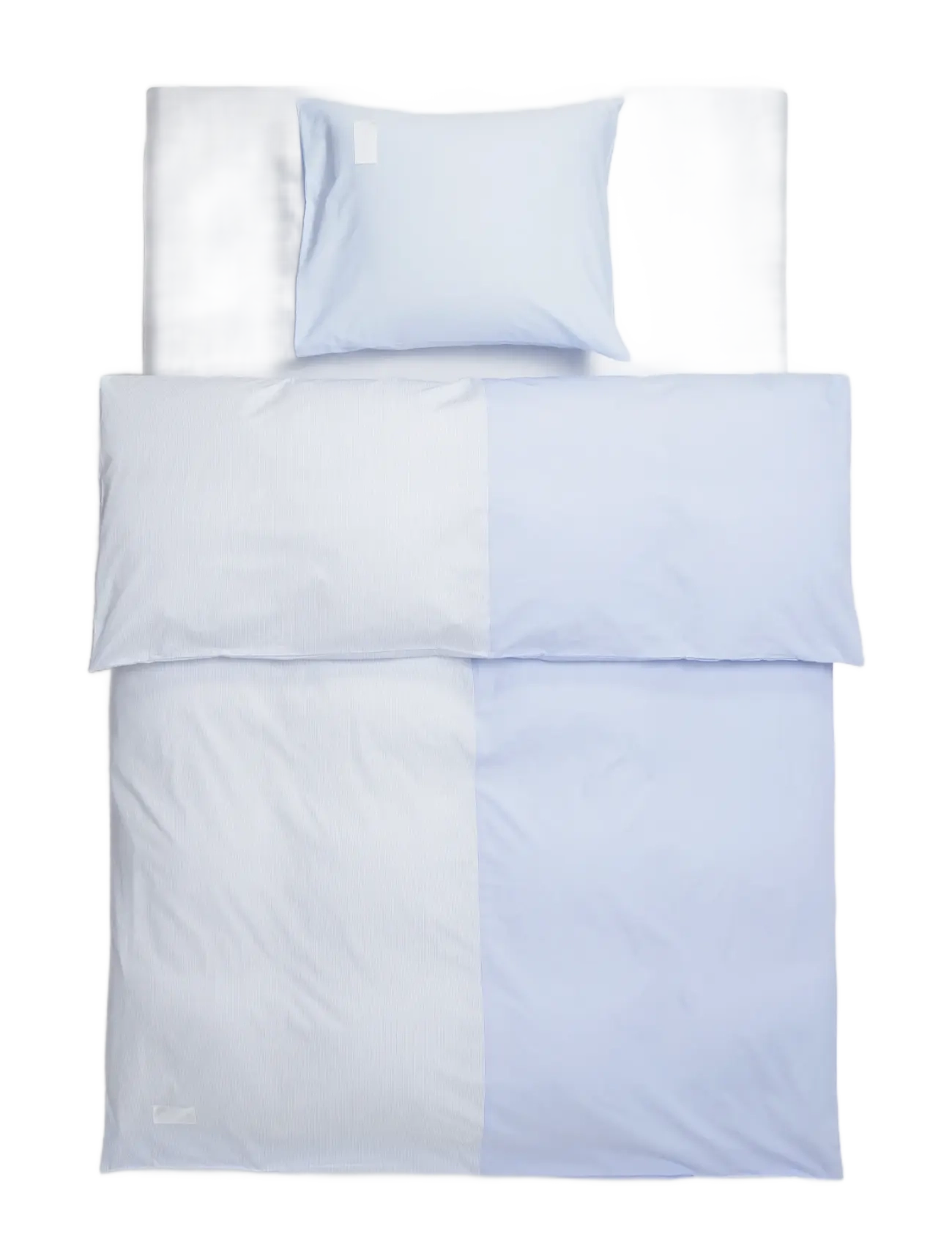 MAGNIBERG - Wall Street Duvet cover Poplin half & half - duvet covers - half & half stripes poplin - 2