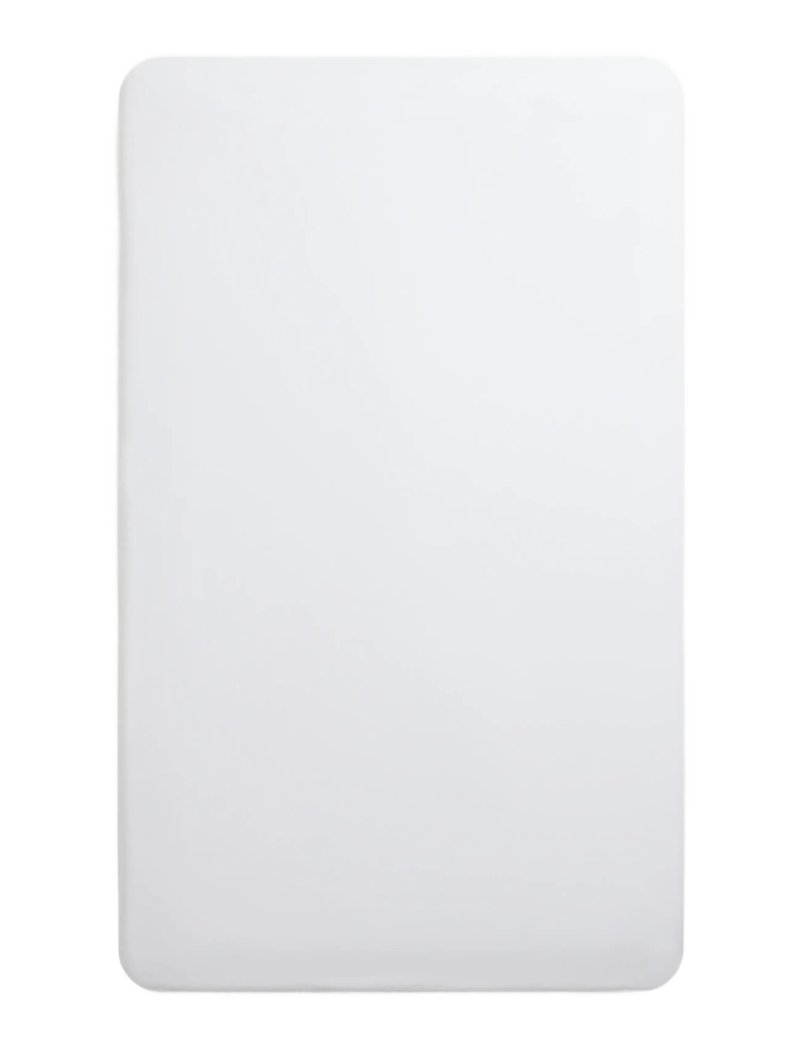 Mother Poplin fitted sheet - WHITE