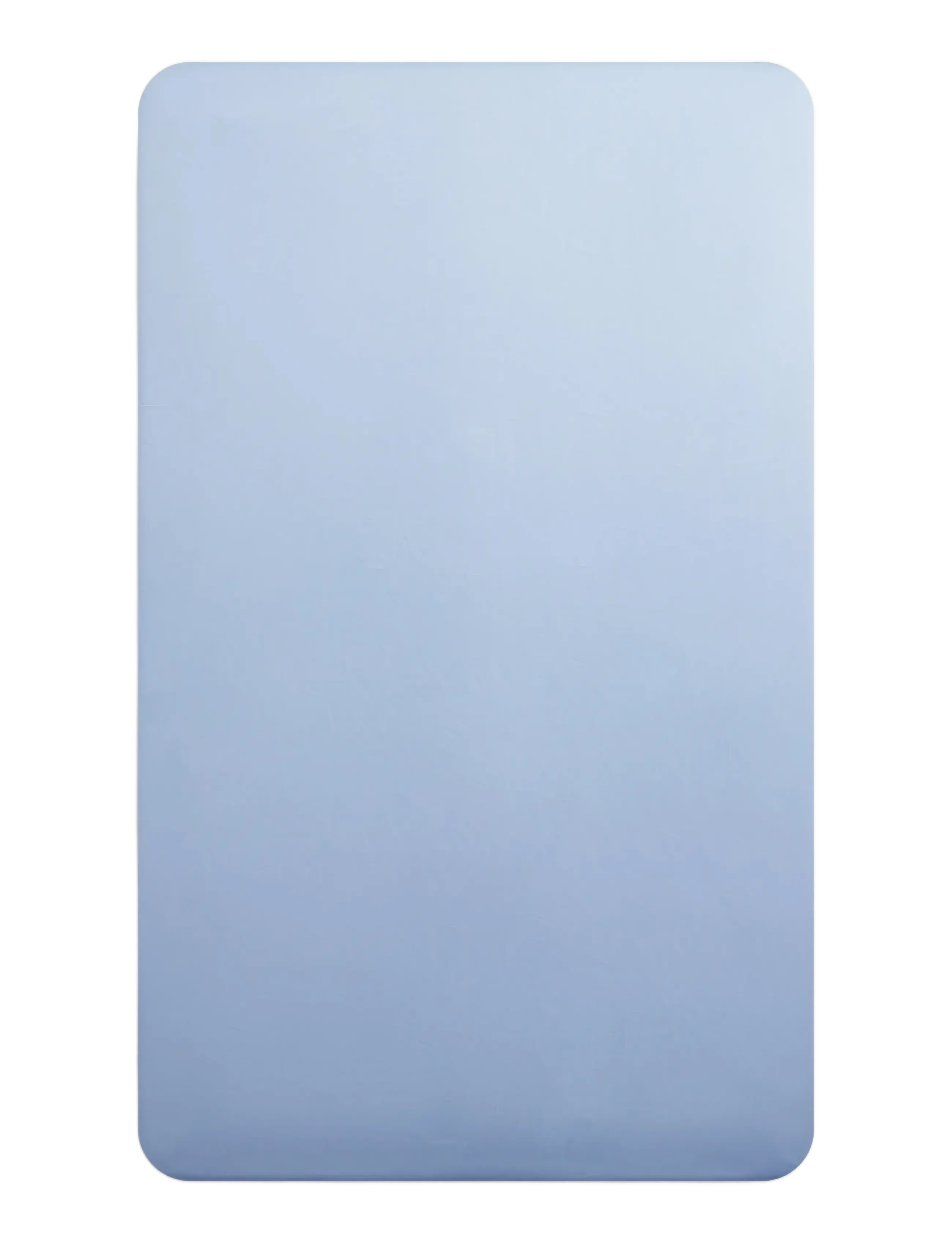 Mother Sateen fitted sheet - HAZE BLUE