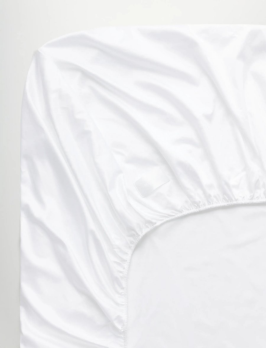 MAGNIBERG - Mother Sateen fitted sheet - spannbettlaken - white - 1