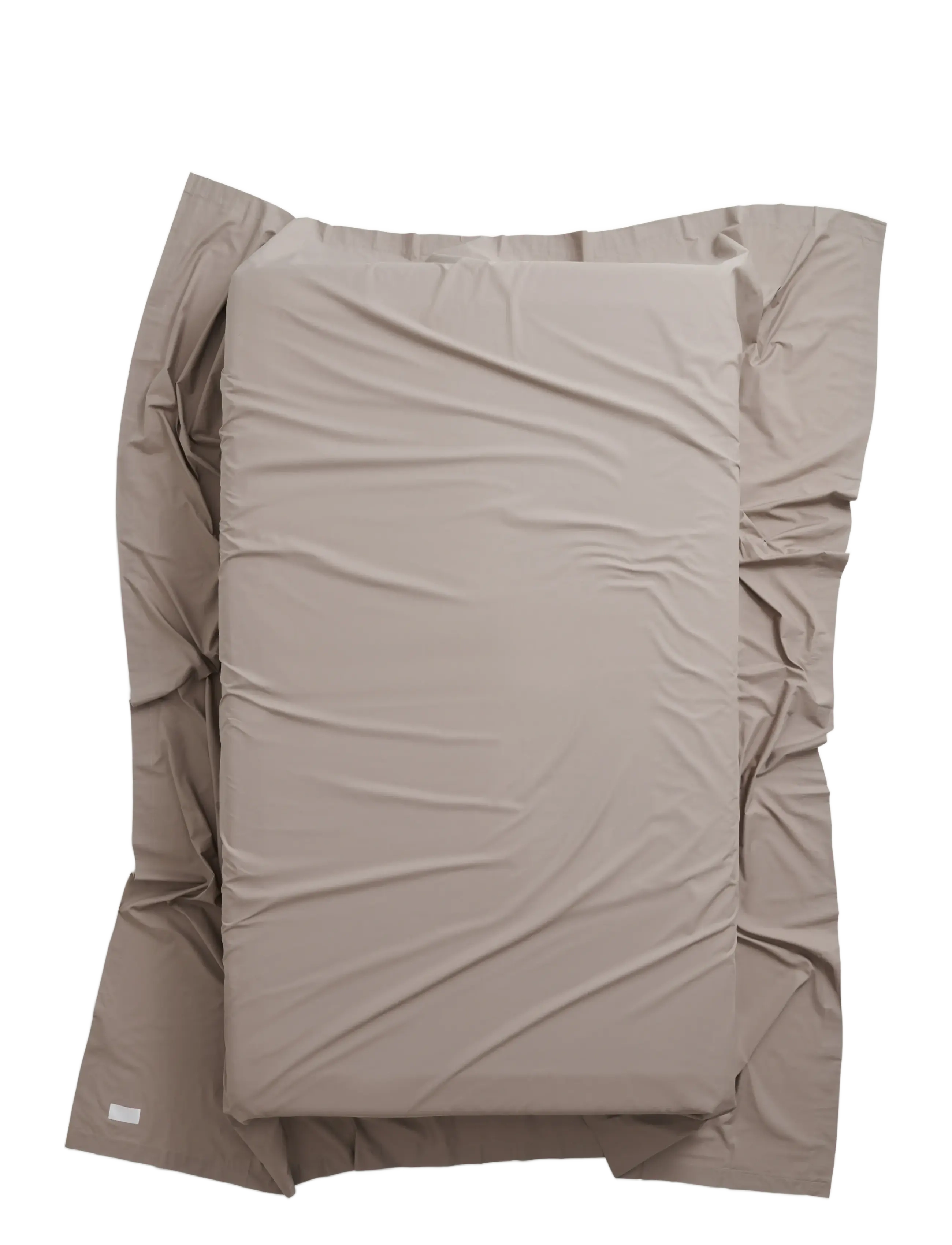 MAGNIBERG Mother Flat Sheet Poplin, 260X 280 cm, Sheets, Beige - Homeware