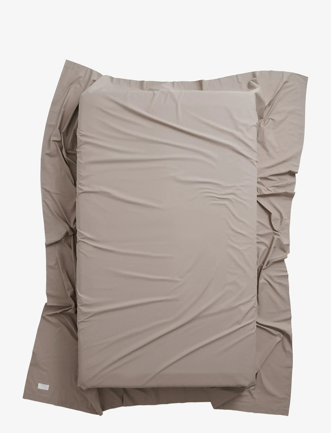 MAGNIBERG - Mother Flat sheet Poplin - lagner uden elastik - mud - 0