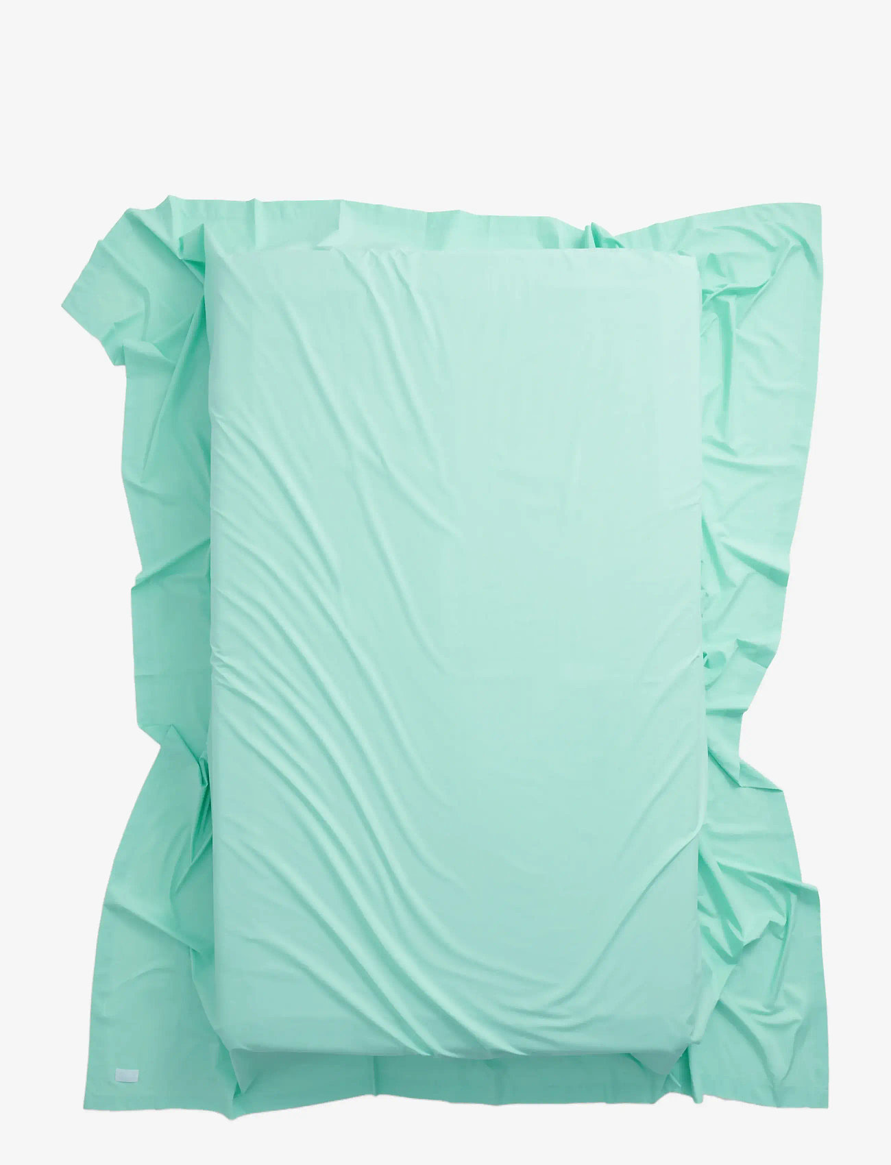MAGNIBERG - Mother Flat sheet Poplin - flat sheets - pale green - 0