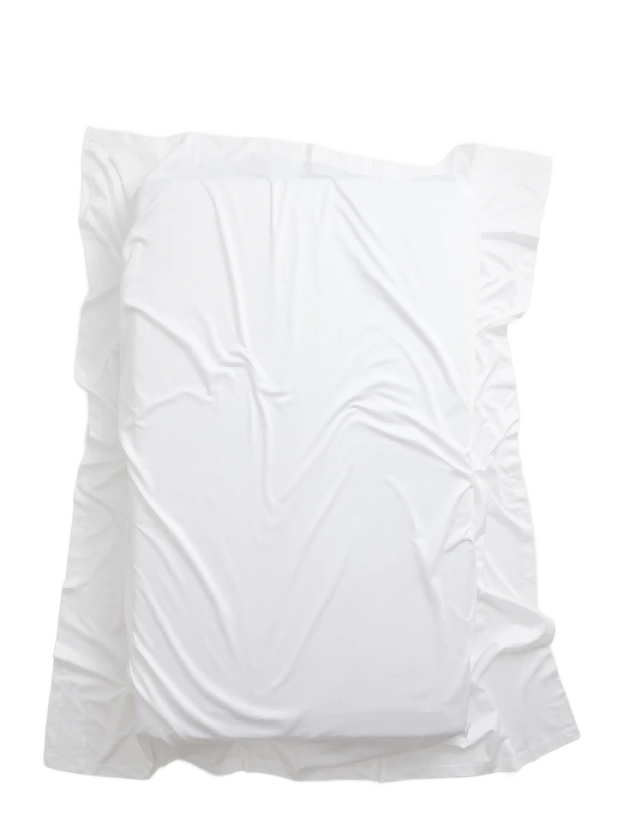 MAGNIBERG Mother Sateen Flat Sheet, Flat Lagen, Hvid, Str: 200X 260CM