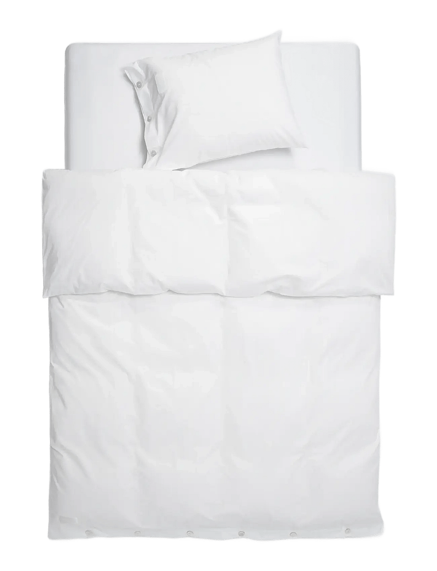 MAGNIBERG - Mother Poplin duvet cover - bettbezüge - white - 1