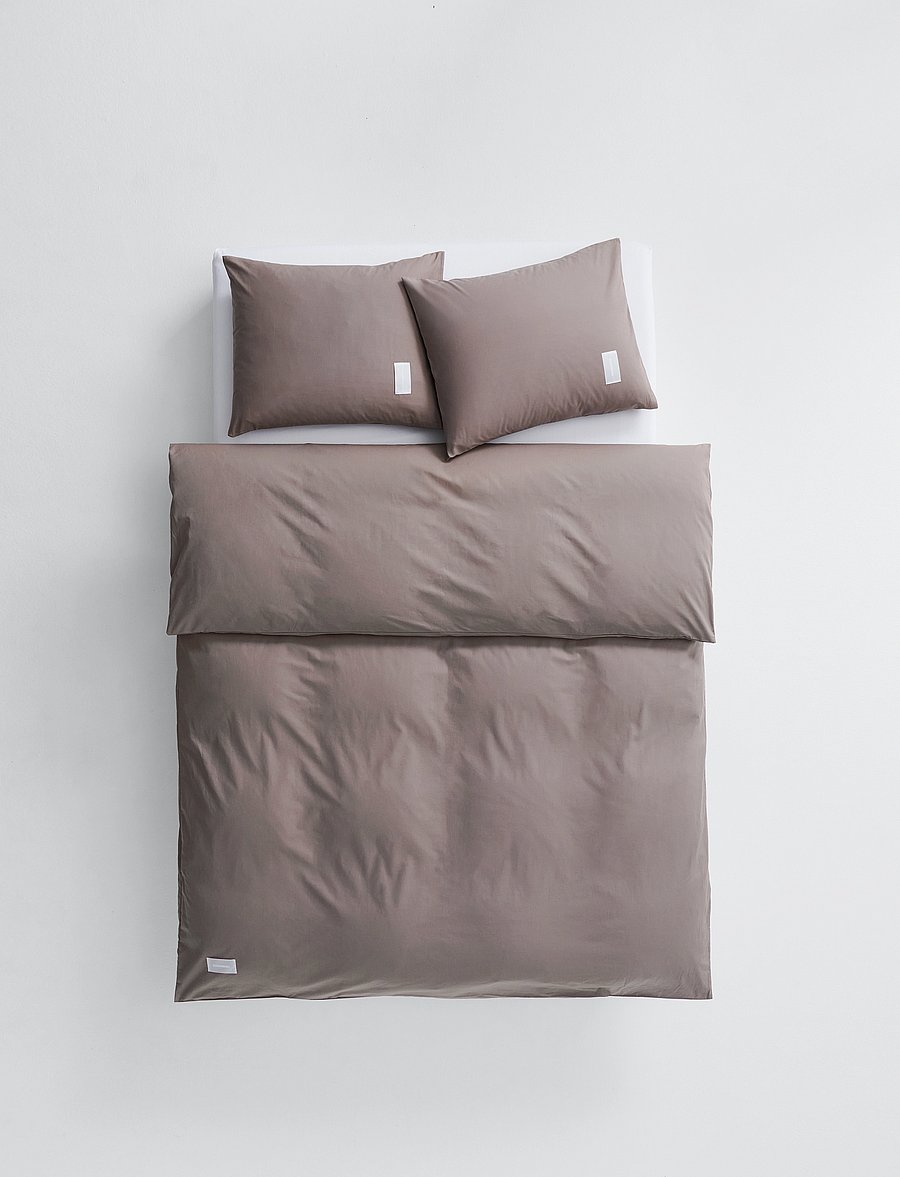 MAGNIBERG - Pure Poplin Pillow case - kopfkissenbezüge - mud - 0
