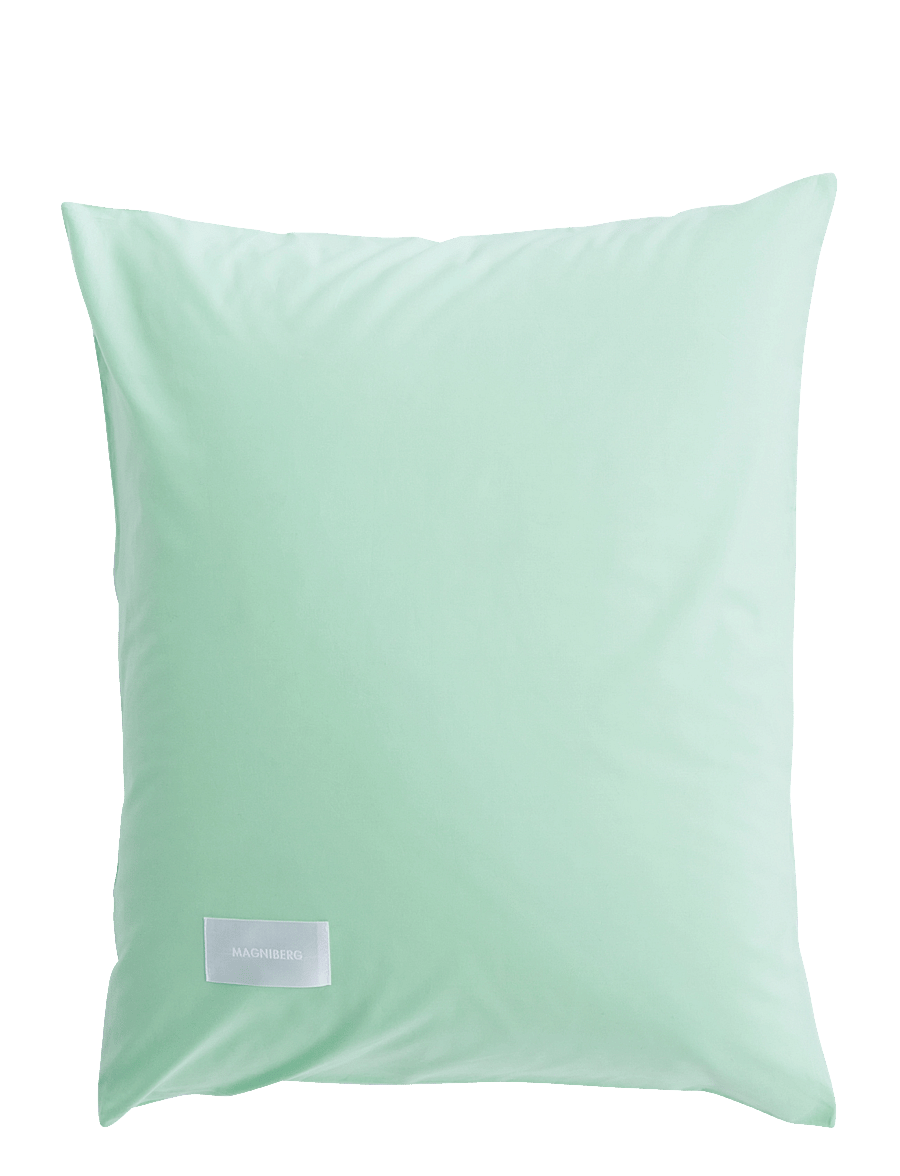 MAGNIBERG - Pure Poplin Pillow case - kopfkissenbezüge - pale green - 1