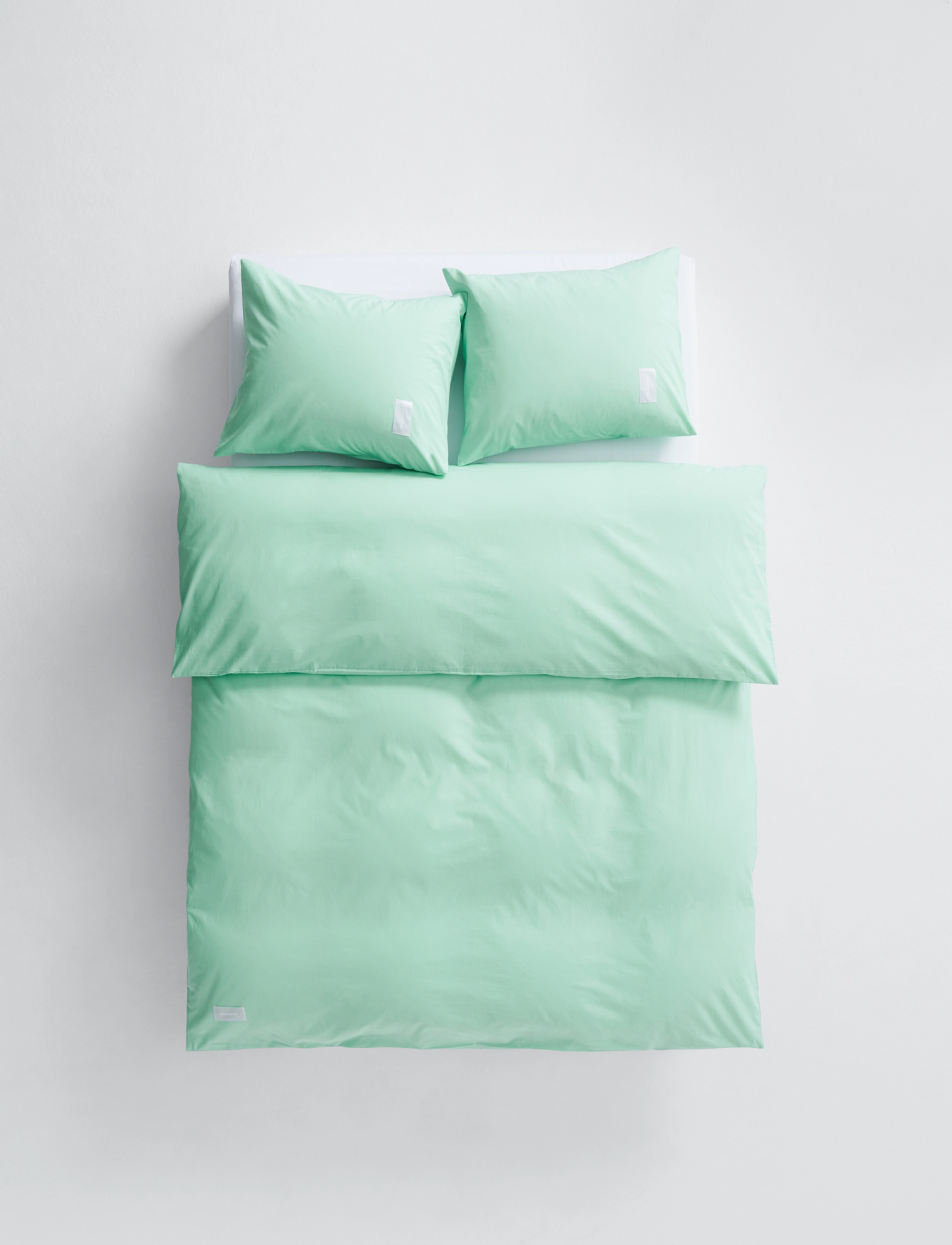 MAGNIBERG Pure Poplin Pillow Case, 60X63 cm, Green, Sengetekstiler > Pudebetræk, Unisex