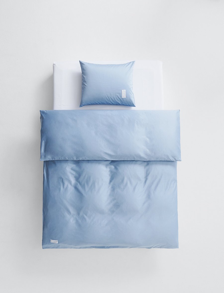 MAGNIBERG - Pure Sateen duvet cover - bettbezüge - haze blue - 0