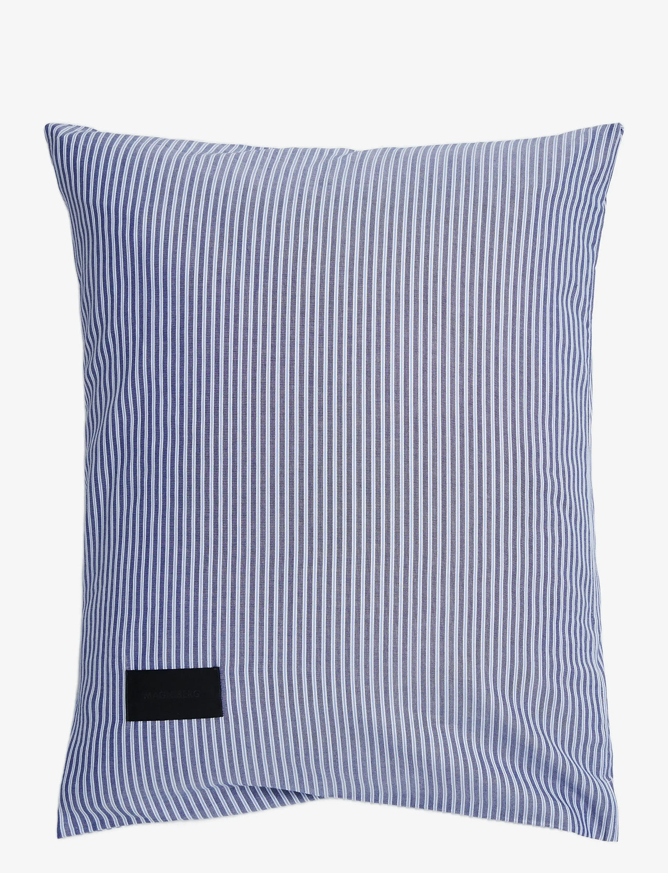 MAGNIBERG - Wall Street Oxford pillow case - pudebetræk - stripe dark blue oxford - 0