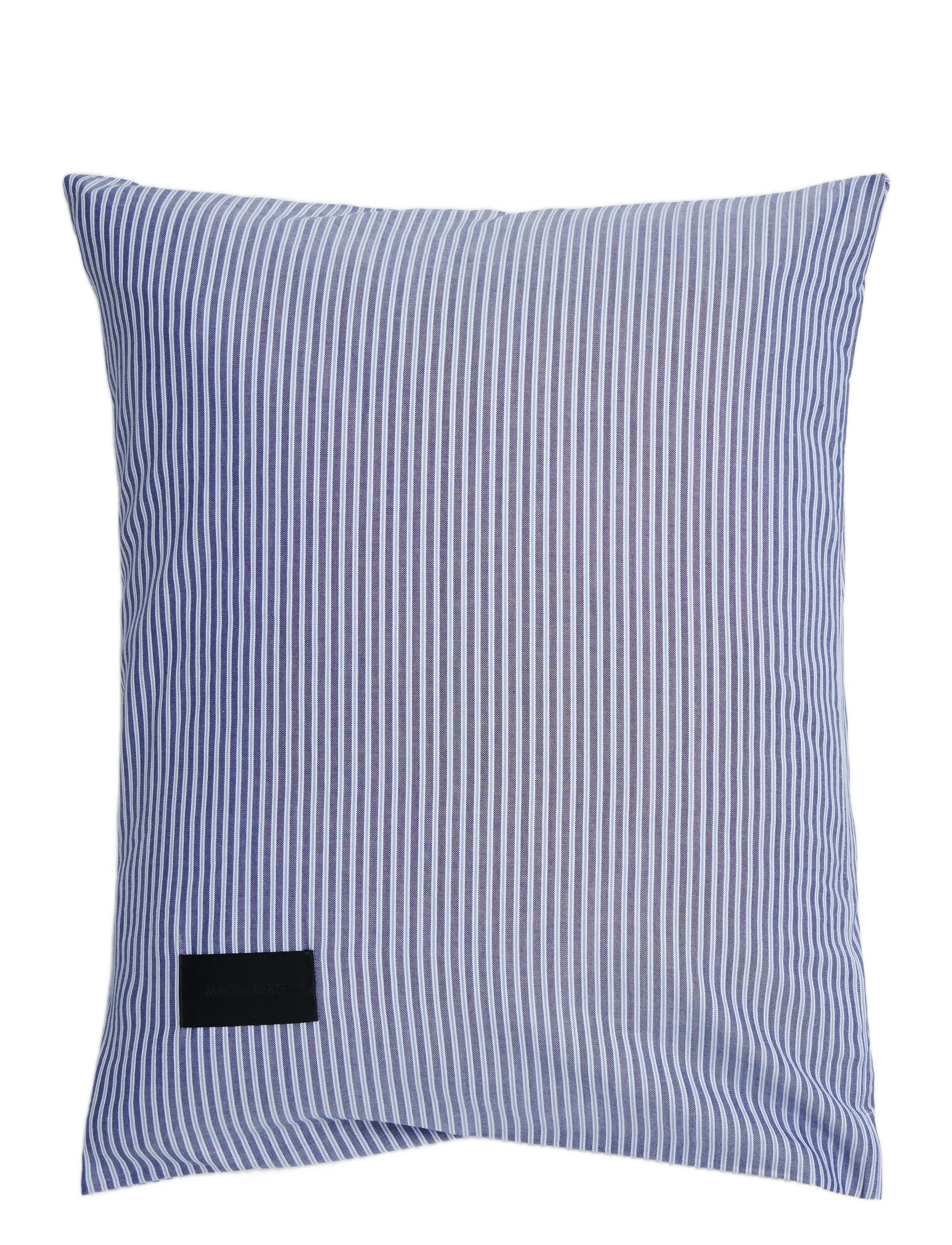 MAGNIBERG Wall Street Oxford pillow case - MAGNIBERG - STRIPE DARK BLUE OXFORD / blue