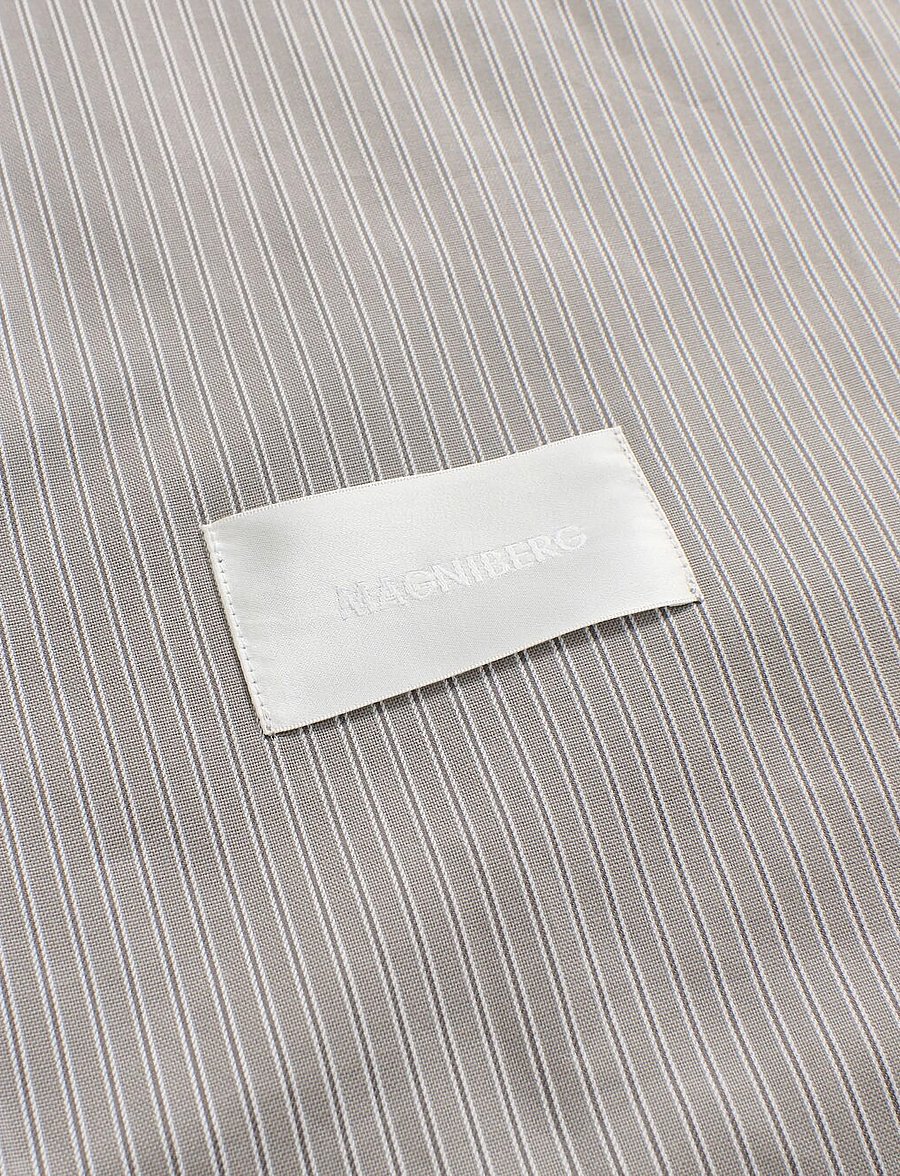 MAGNIBERG - Wall Street Oxford pillow case - kopfkissenbezüge - stripe dark grey - 1