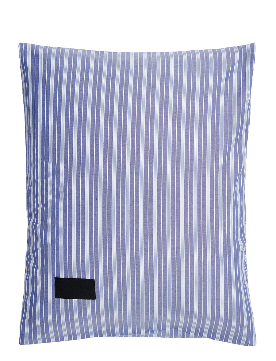 MAGNIBERG - Wall Street Oxford pillow case - kopfkissenbezüge - striped medium blue - 1