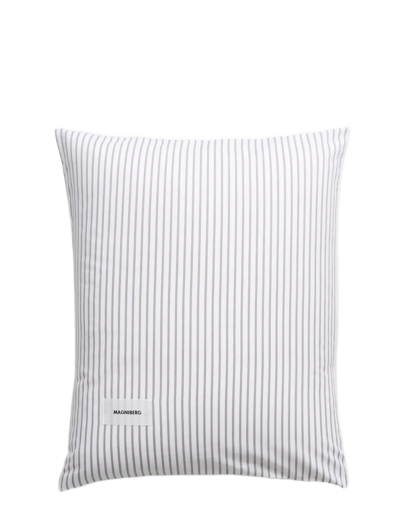 MAGNIBERG Wall Street Oxford Pillow Case, 50X60, Grey, Sengetekstiler > Pudebetræk, Unisex
