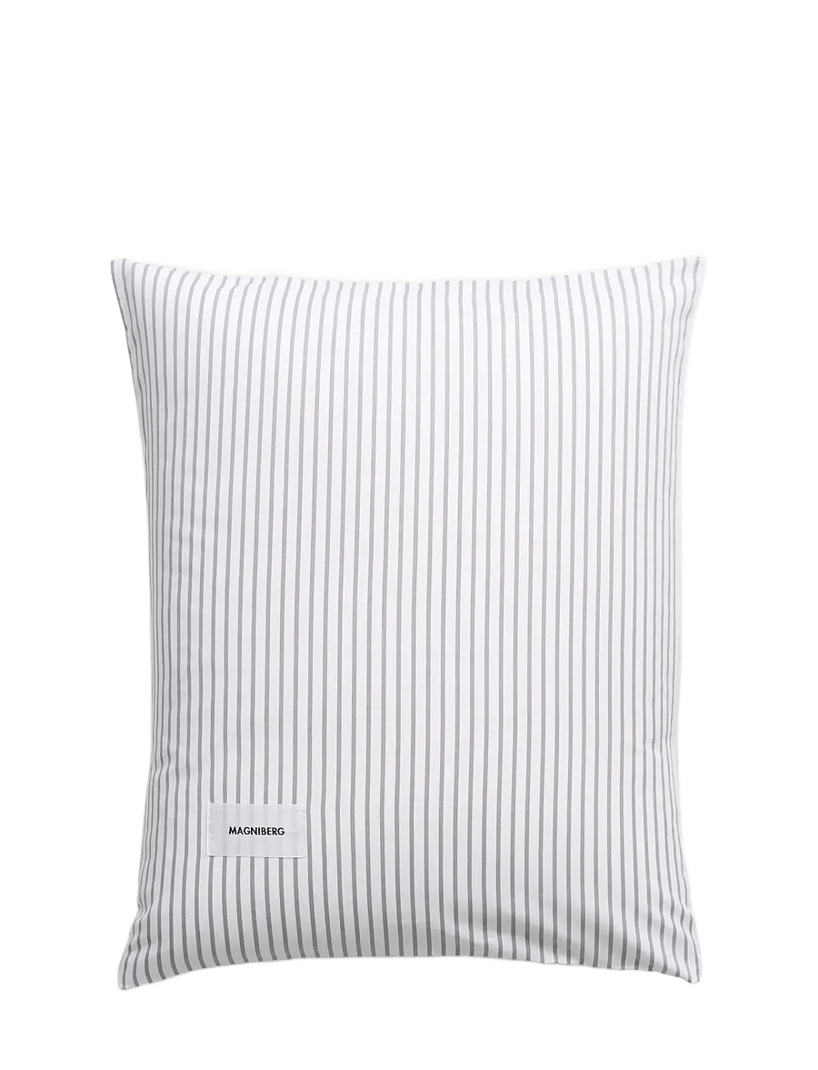 MAGNIBERG - Wall Street Oxford pillow case - kopfkissenbezüge - stripe grey - 0