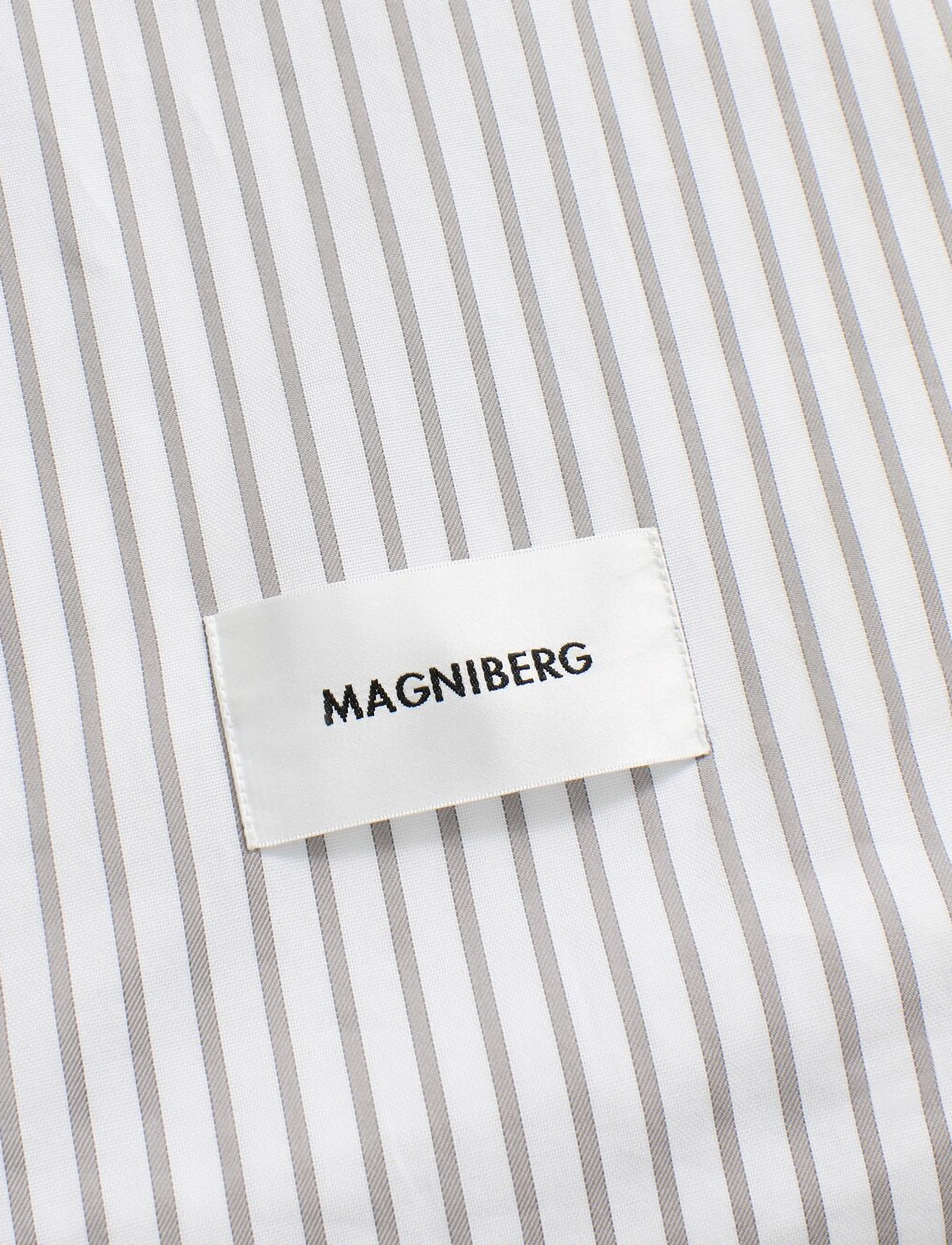 MAGNIBERG - Wall Street Oxford pillow case - pillow cases - stripe grey - 1