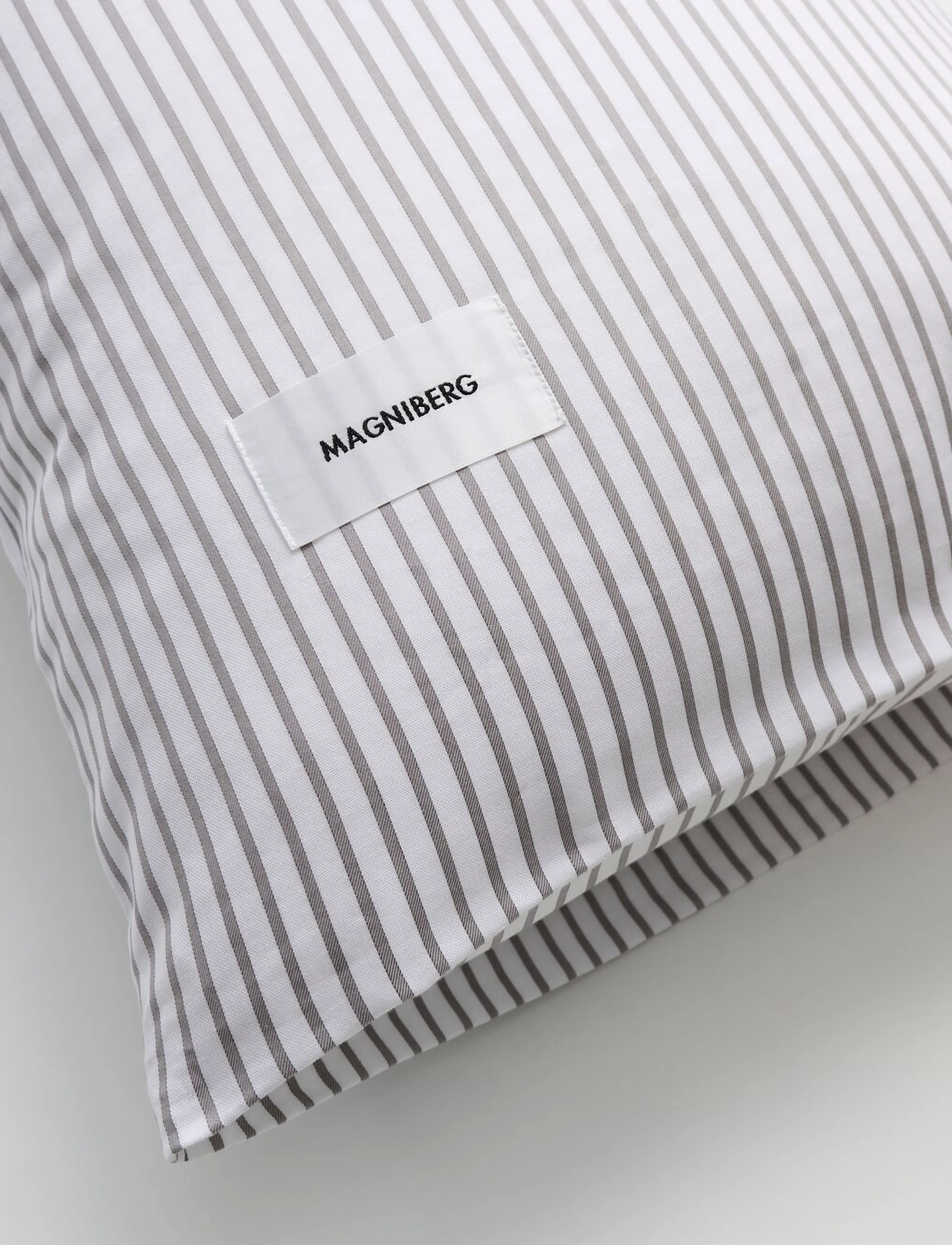 MAGNIBERG - Wall Street Oxford pillow case - pillow cases - stripe grey - 2