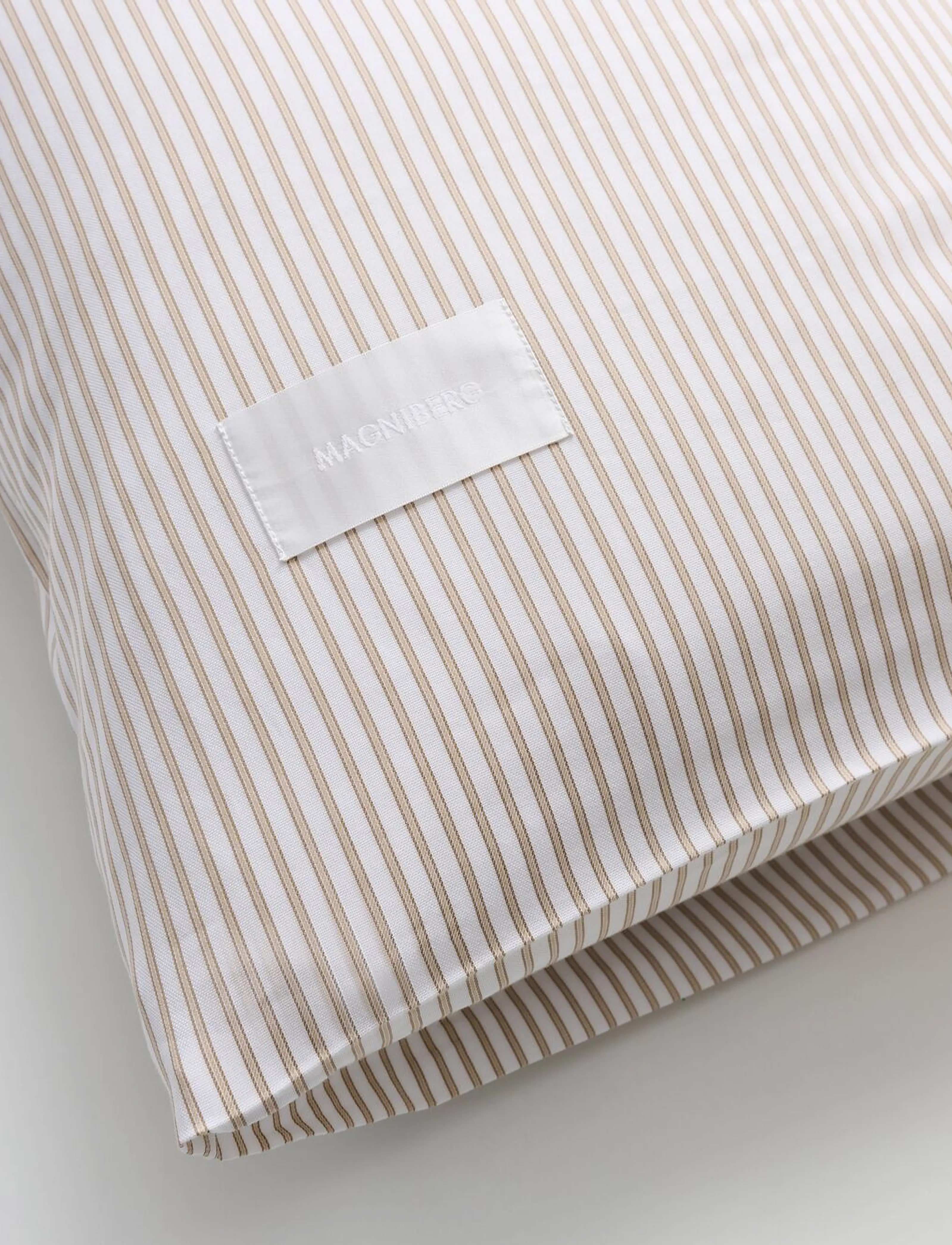 MAGNIBERG - Wall Street Oxford pillow case - kopfkissenbezüge - stripe light beige - 2