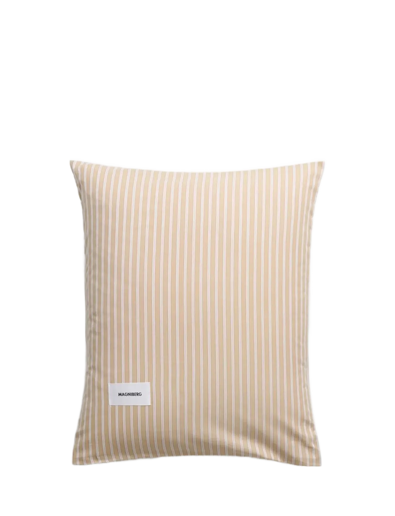 MAGNIBERG Wall Street Oxford pillow case - Pillow cases - STRIPE MEDIUM BEIGE / beige