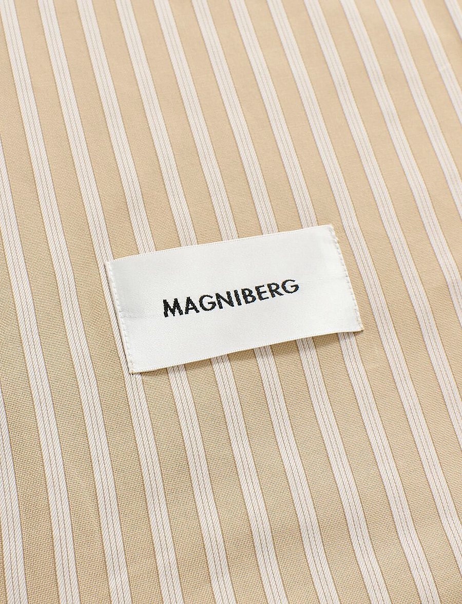 MAGNIBERG - Wall Street Oxford pillow case - padjapüürid - stripe medium beige - 1