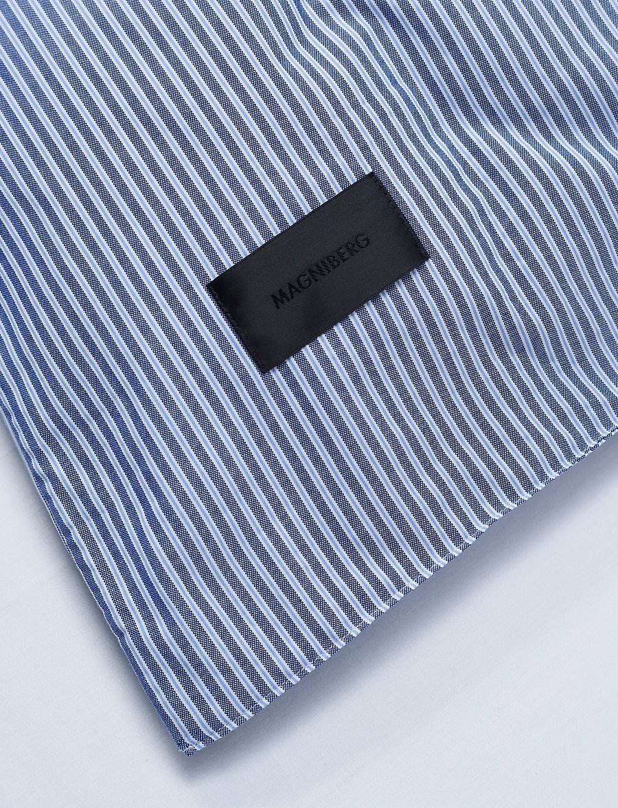 MAGNIBERG - Wall Street Oxford duvet cover - bettbezüge - stripe dark blue oxford - 1