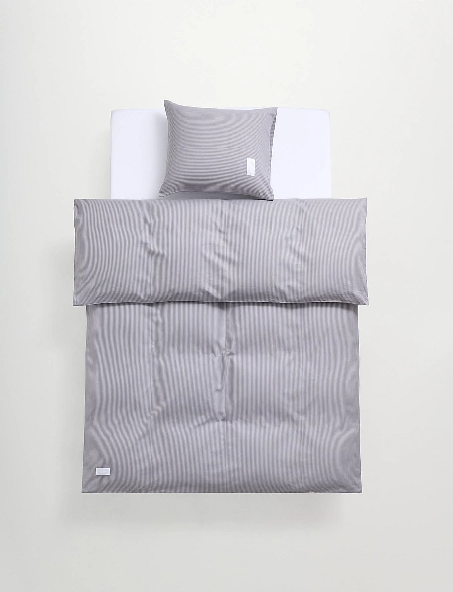 MAGNIBERG - Wall Street Oxford duvet cover - bettbezüge - stripe dark grey - 0