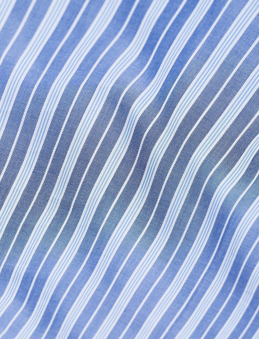 MAGNIBERG - Wall Street Oxford duvet cover - bettbezüge - striped medium blue - 3