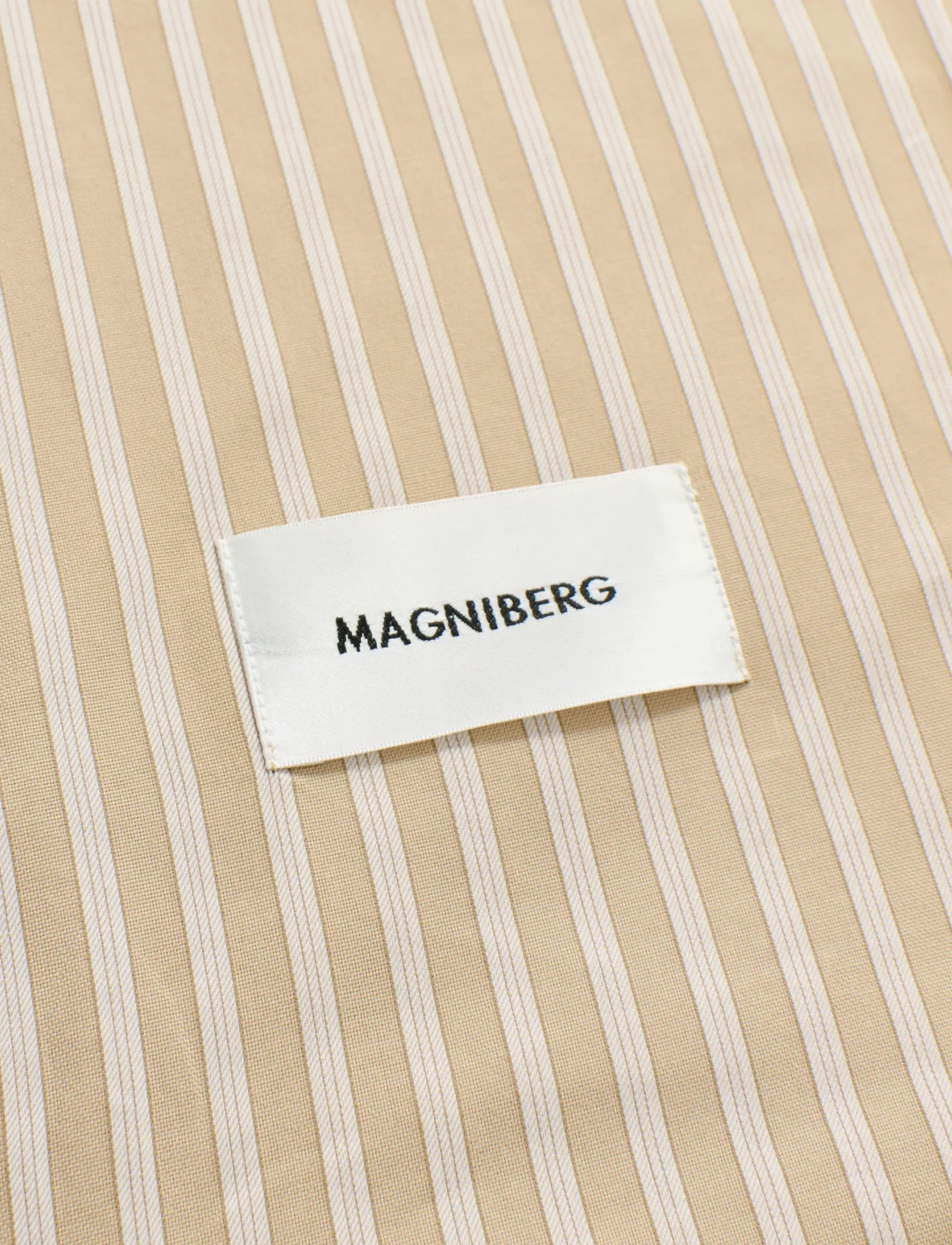 MAGNIBERG - Wall Street Oxford duvet cover - bettbezüge - stripe medium beige - 2