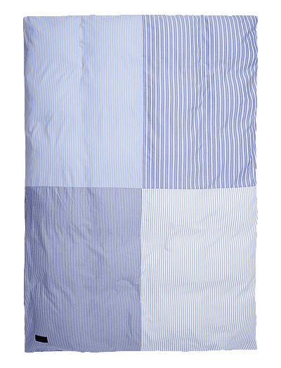 MAGNIBERG Wall Street Oxford Patchwork duvet cover - Tekstiilid - 4/4 PATCHWORK / blue
