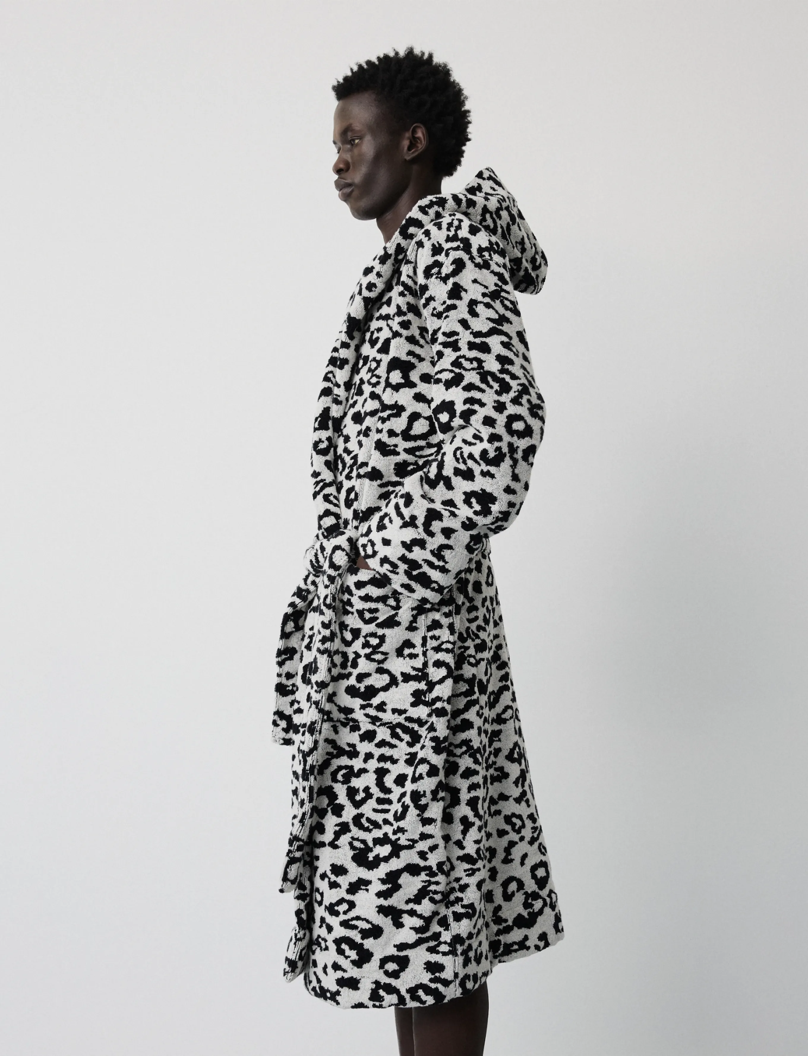 MAGNIBERG - Wild bathrobe - vardagsstil - coconut white leopard - 5