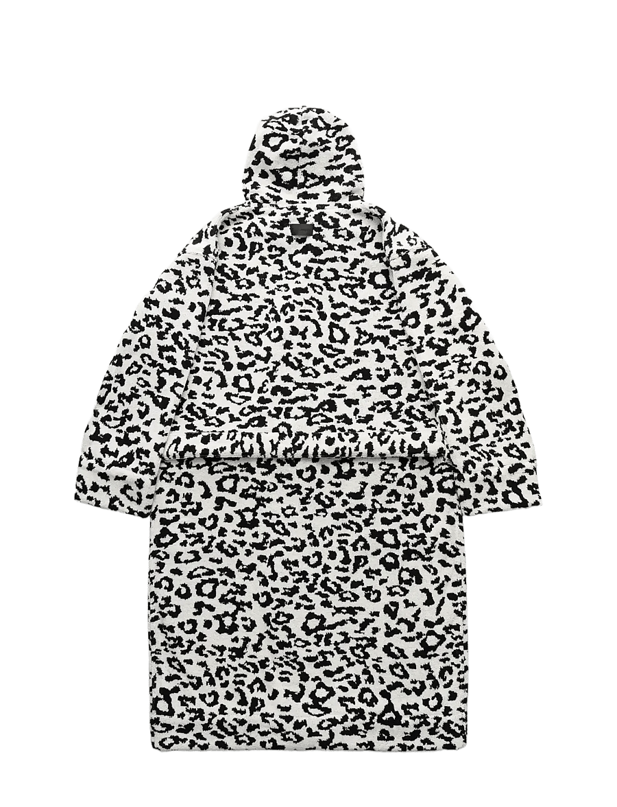 MAGNIBERG - Wild bathrobe - alltags-style - coconut white leopard - 4