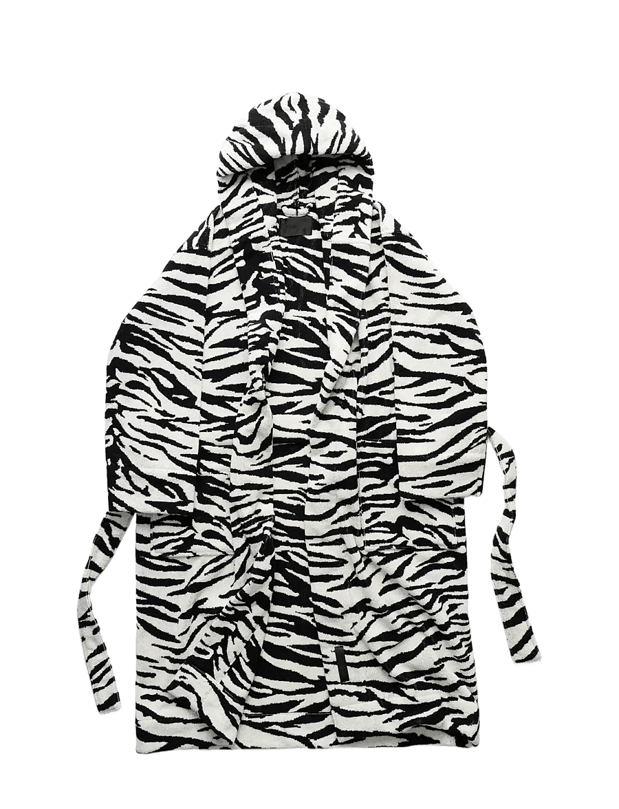 MAGNIBERG - Wild bathrobe - alltags-style - coconut white tiger - 4