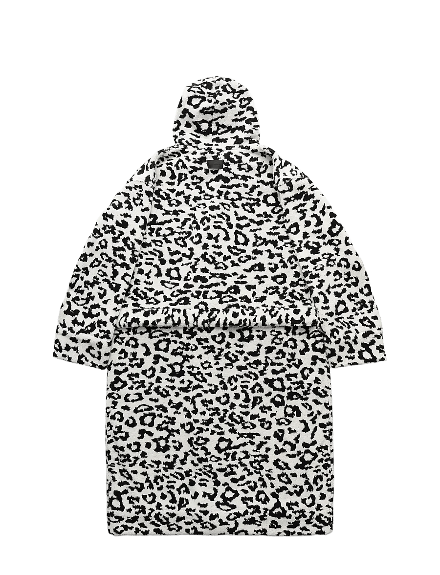 MAGNIBERG - Wild bathrobe - everyday style - white leopard - 4