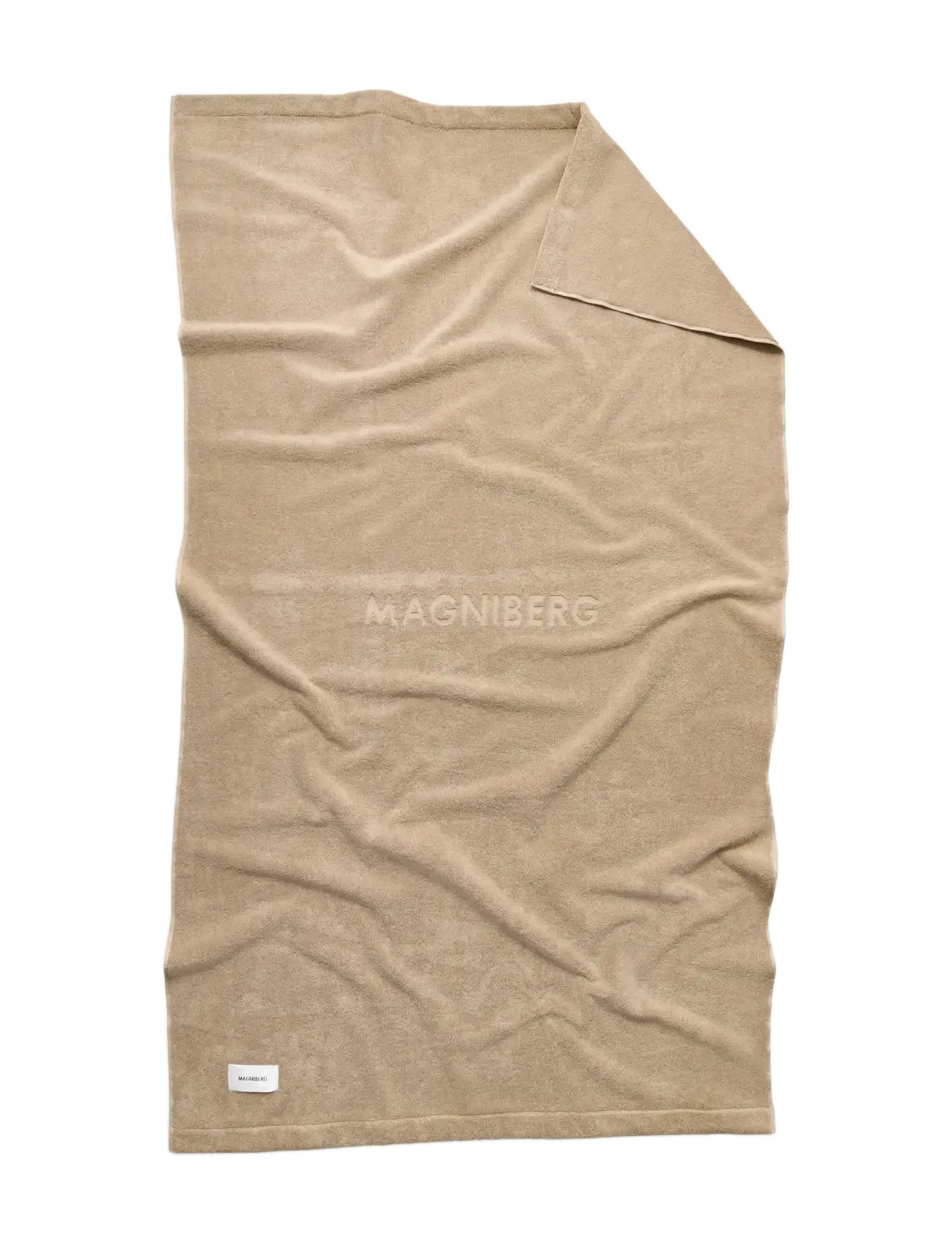 MAGNIBERG Gelato Bath Sheet, Bath Håndklæde, Beige, Str: 180X100