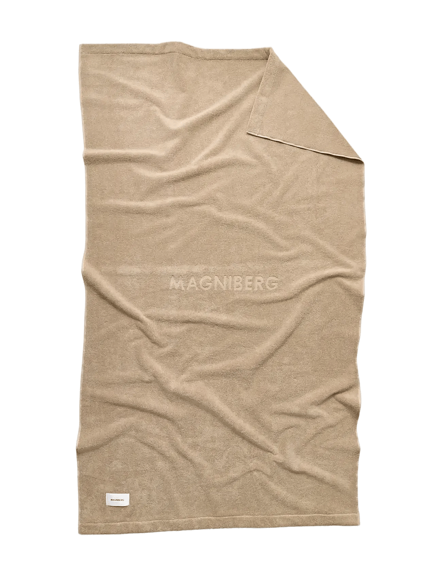 MAGNIBERG - Gelato bath sheet - saunalinad - cone beige - 0