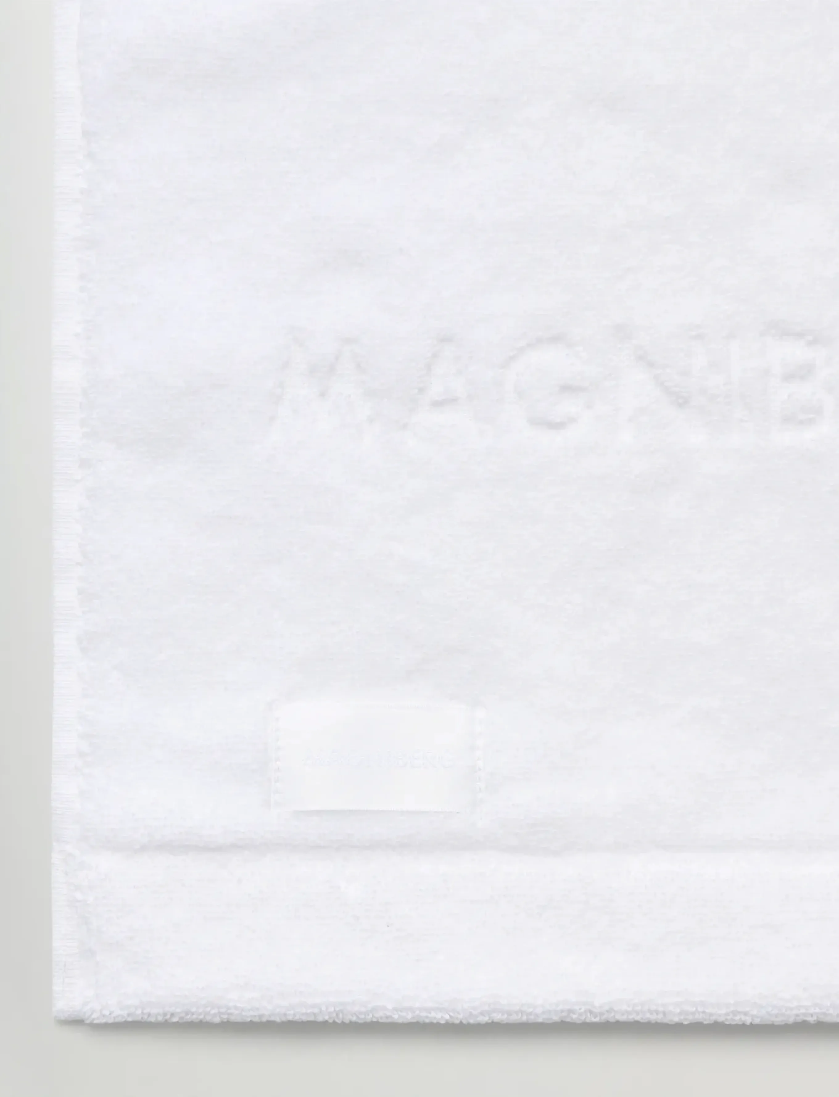 MAGNIBERG - Gelato bath sheet - badehåndklæder - frozen white - 3