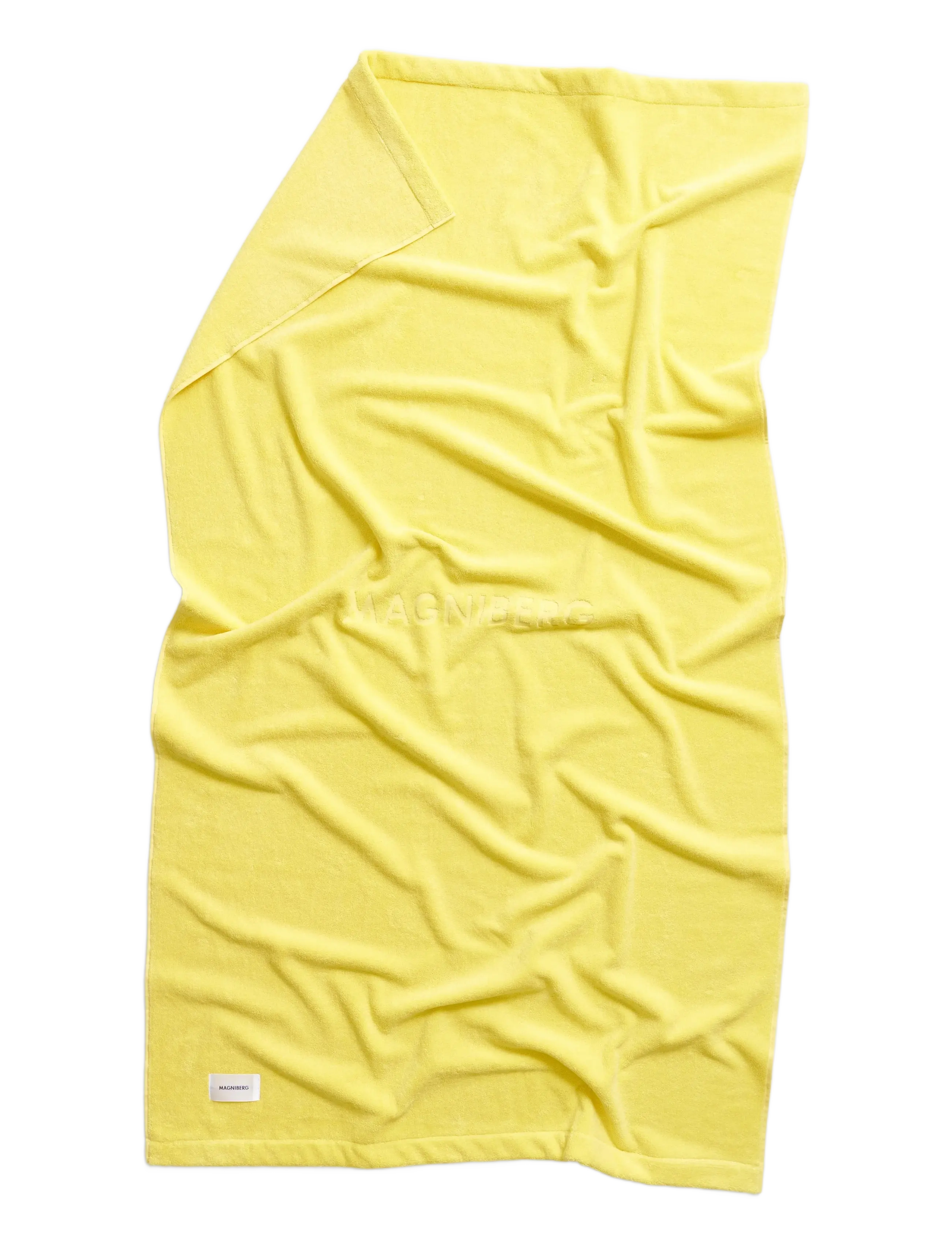 MAGNIBERG Gelato Bath Sheet, Bath Håndklæde, Gul, Str: 180X100CM