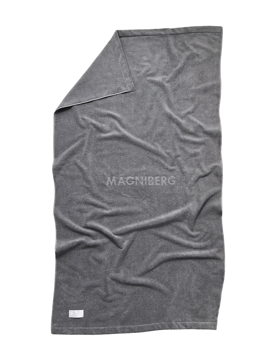 MAGNIBERG - Gelato bath sheet - saunalinad - salmiak grey - 0