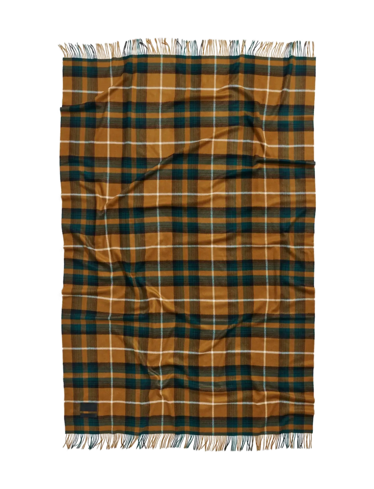 MAGNIBERG - Queen Blanket - pledi un pārvalki - camel tartan - 2