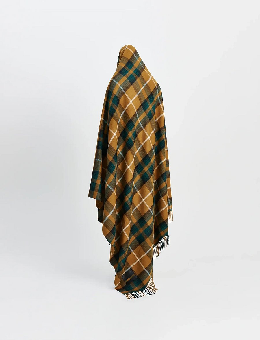 MAGNIBERG - Queen Blanket - pleedid - camel tartan - 0
