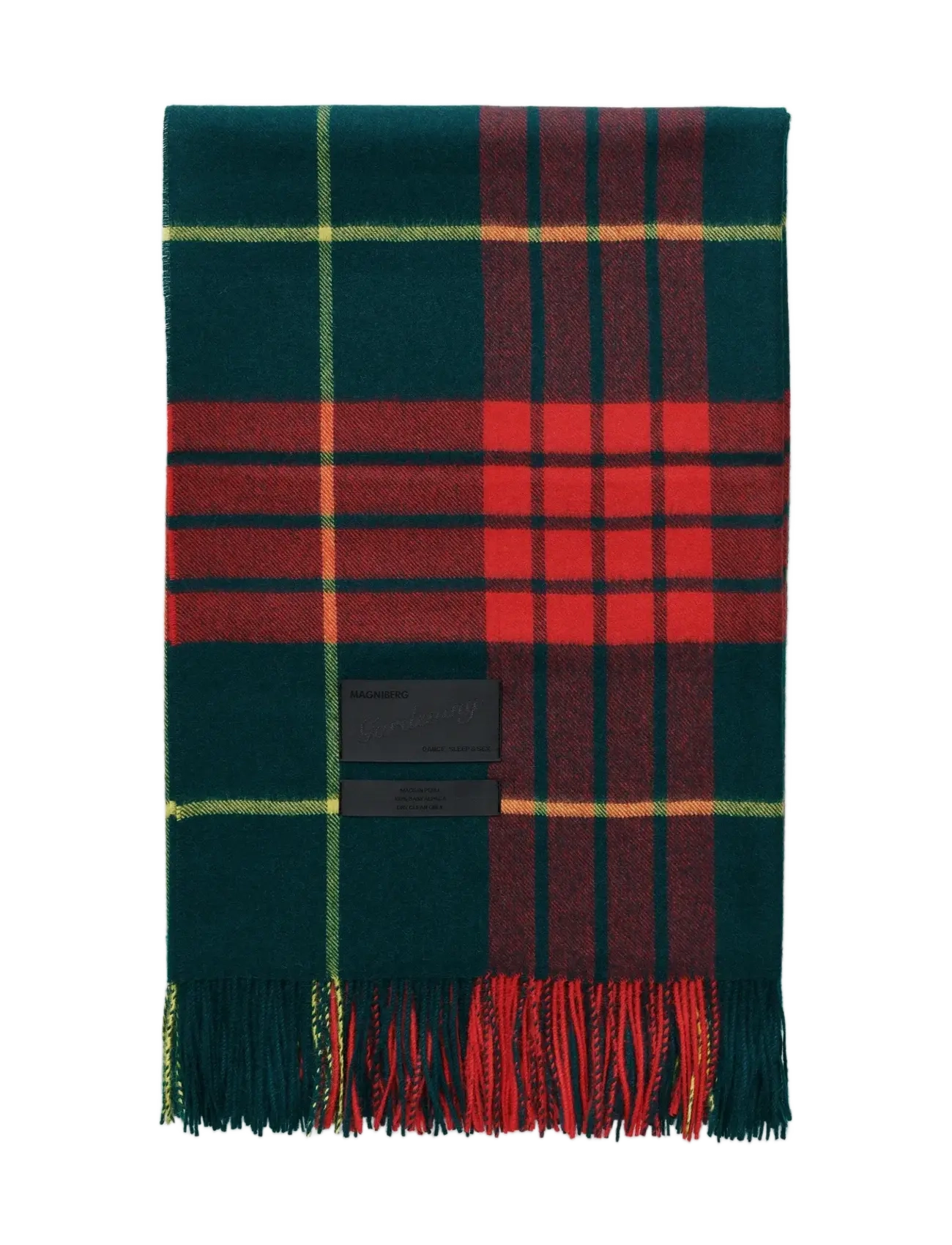 MAGNIBERG Queen Blanket - Magniberg - LIPSTICK RED TARTAN / red