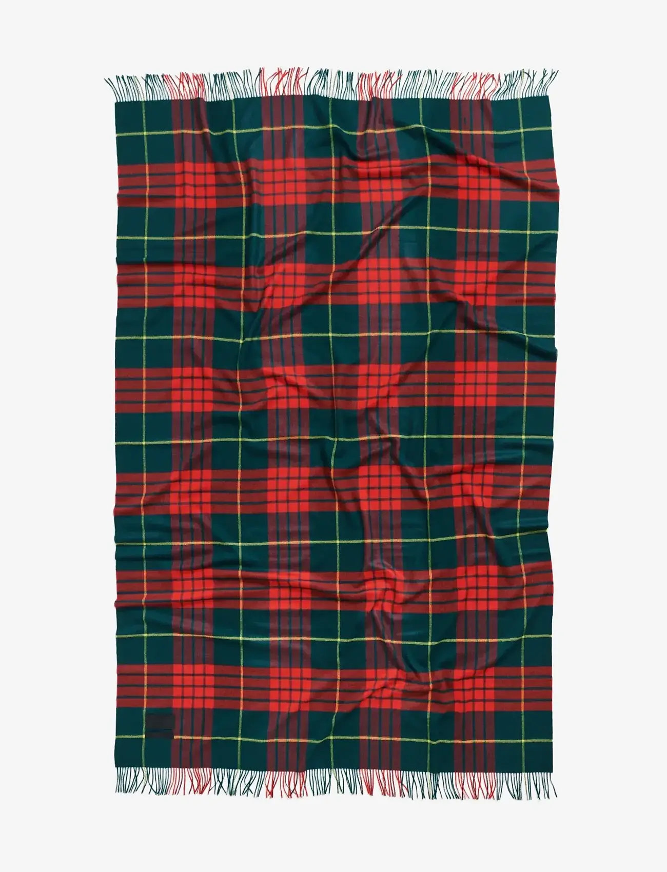 MAGNIBERG - Queen Blanket - decken - lipstick red tartan - 2