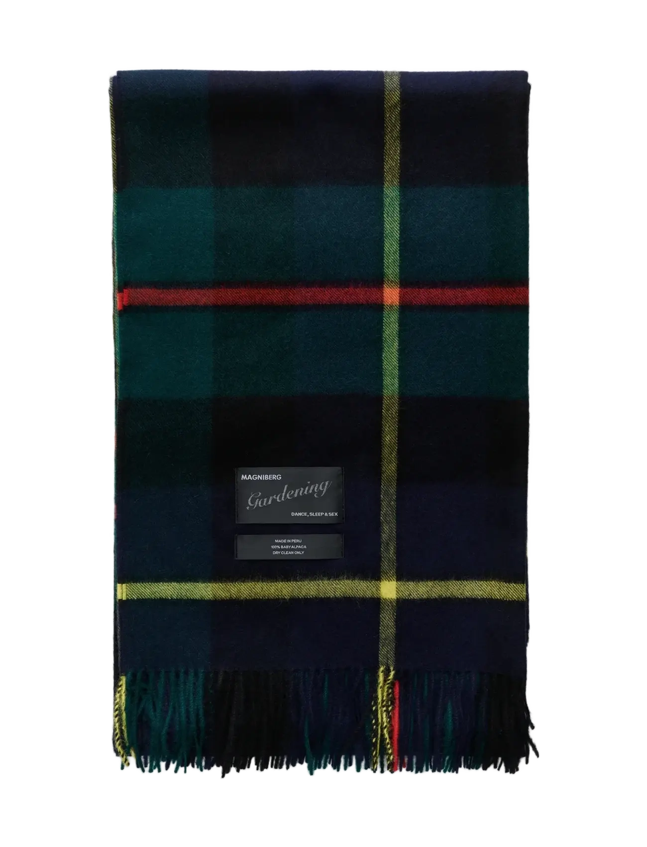 MAGNIBERG Queen Blanket - Magniberg - SCOTTISH GREEN TARTAN / green