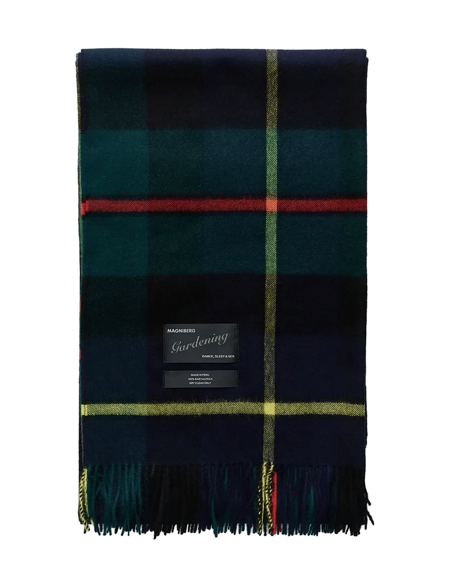 MAGNIBERG - Queen Blanket - pleedid - scottish green tartan - 1