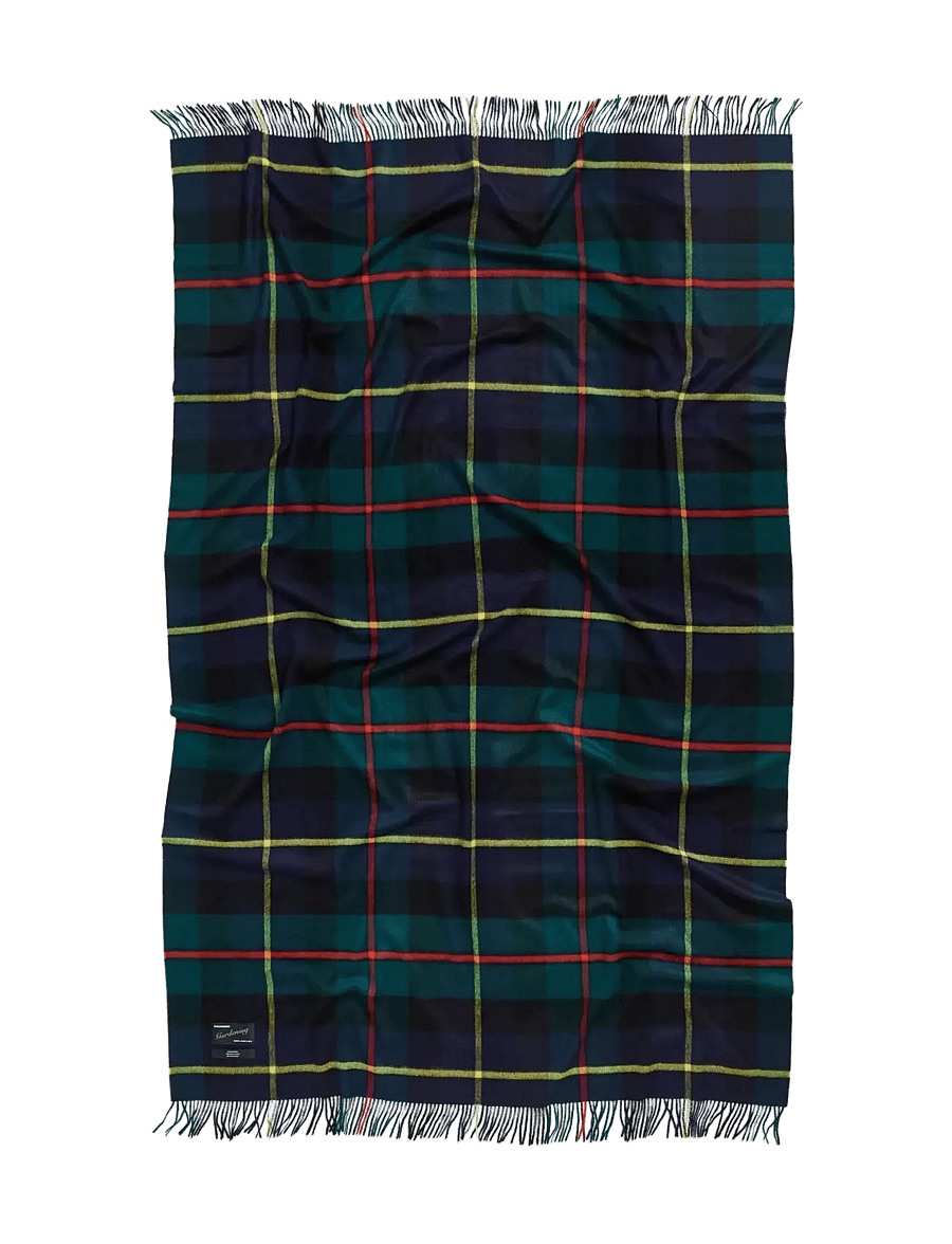 MAGNIBERG - Queen Blanket - pleedid - scottish green tartan - 2