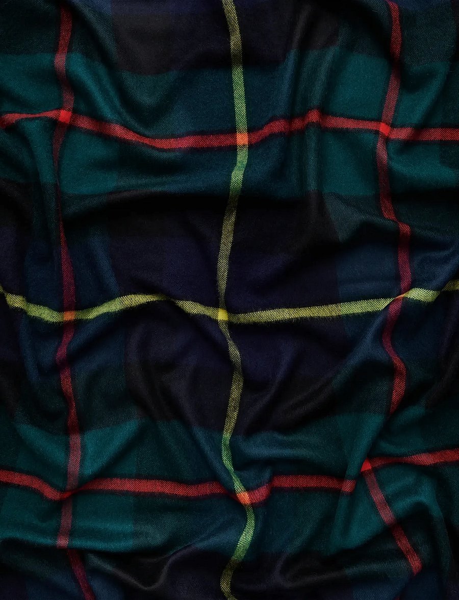 MAGNIBERG - Queen Blanket - pleedid - scottish green tartan - 3