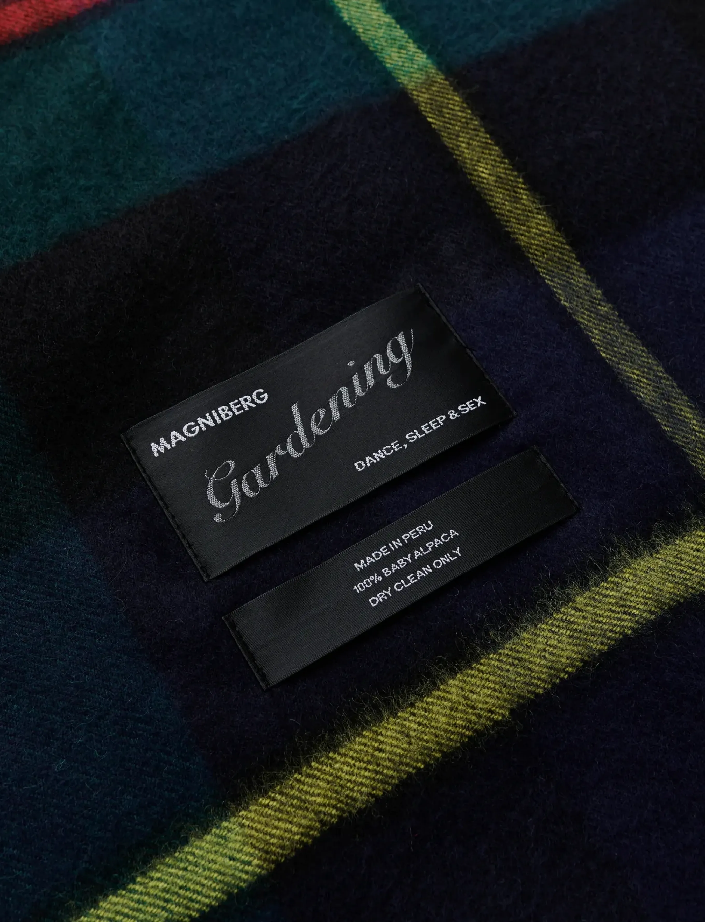 MAGNIBERG - Queen Blanket - filtar & plädar - scottish green tartan - 4