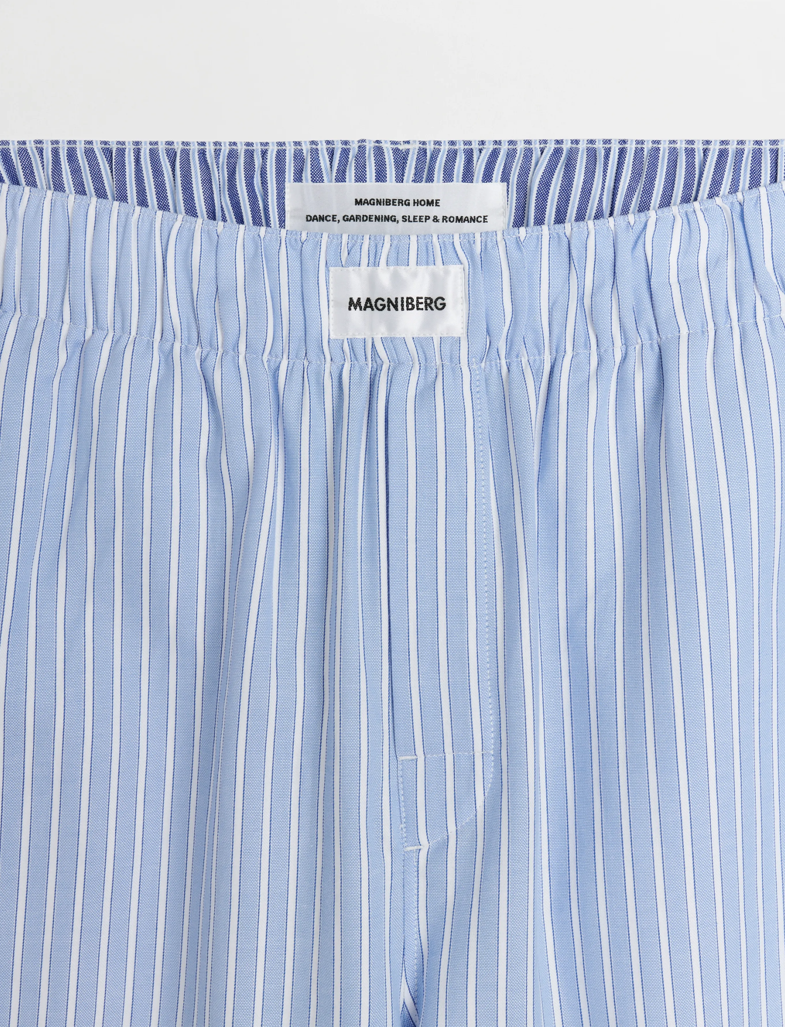 MAGNIBERG - Wall Street Pants - pyjamasbyxor - blue stripes one - 4
