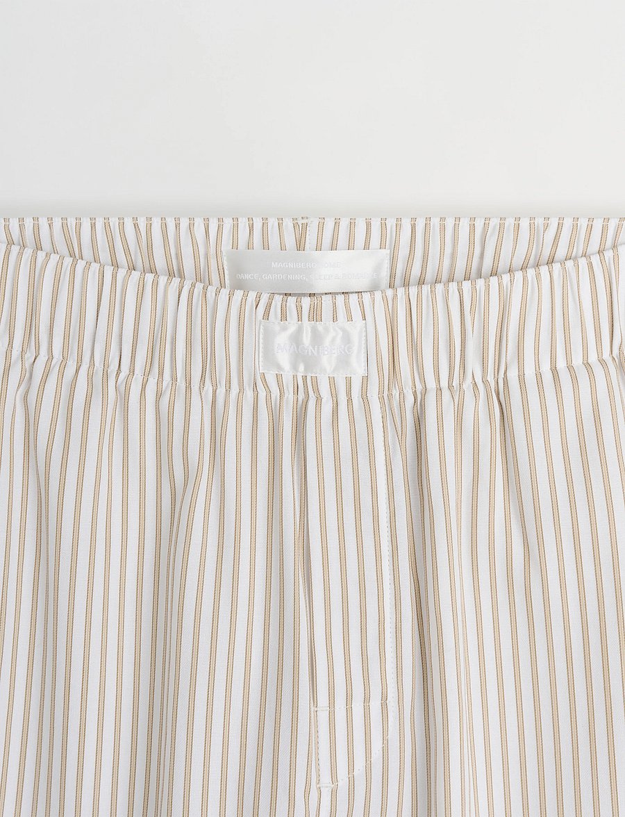 MAGNIBERG - Wall Street Pants - pidžaamapüksid - stripe light beige - 3