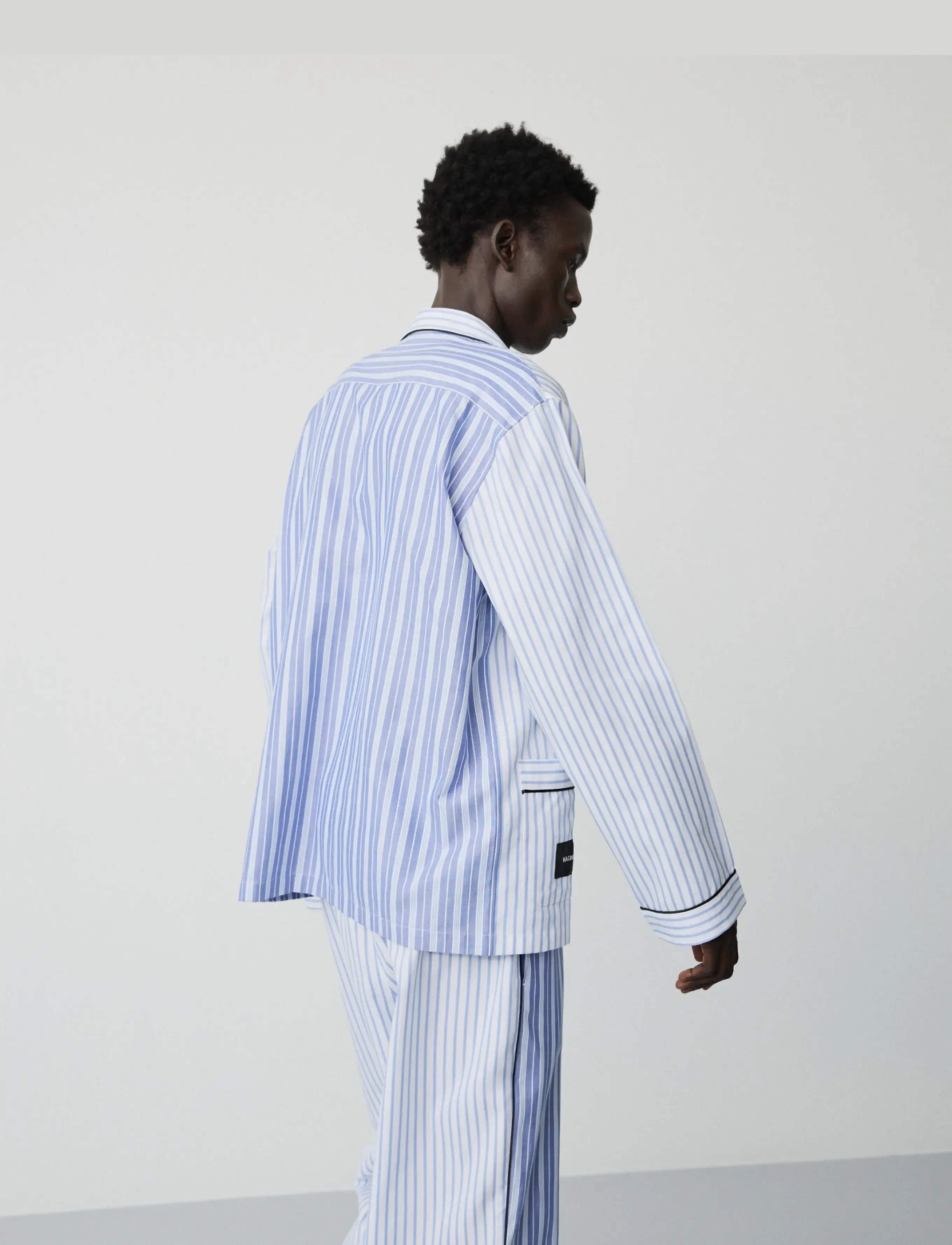 MAGNIBERG Wall Street Shirt, XS, Night & Loungewear, Blau - Oberteile, Frauen